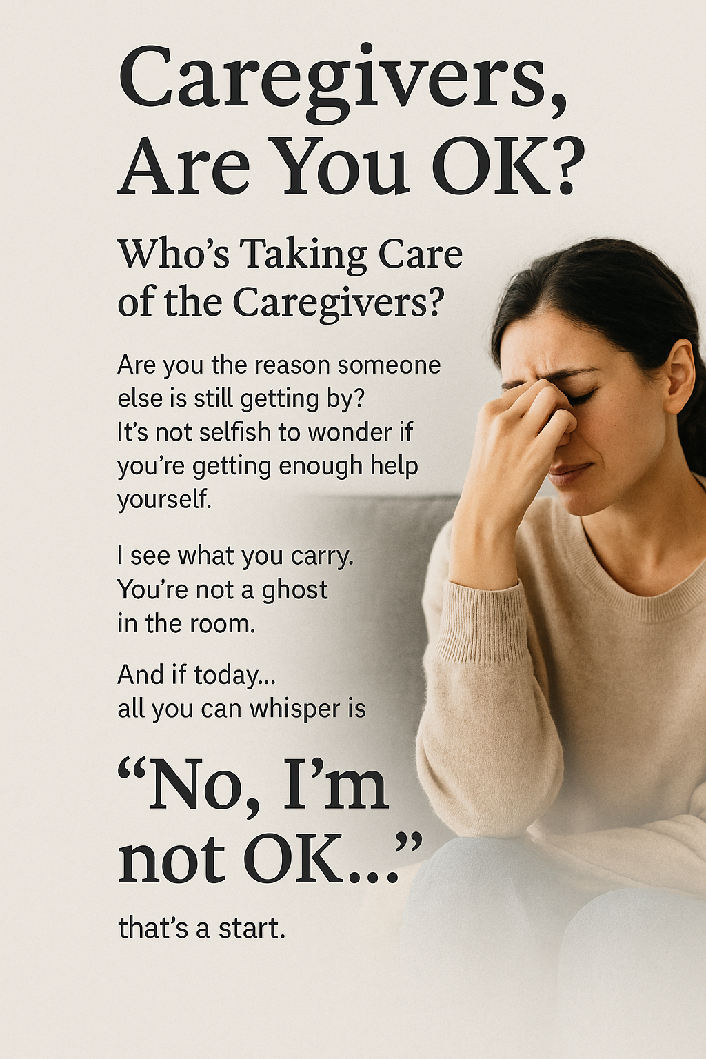 Caregivers, Are You OK?