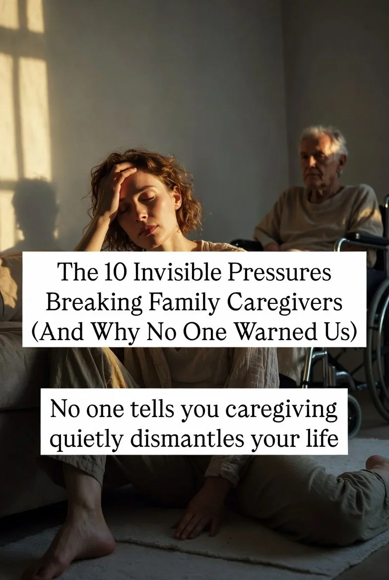 The 10 Invisible Pressures Breaking Family Caregivers (And Why No One Warned Us)