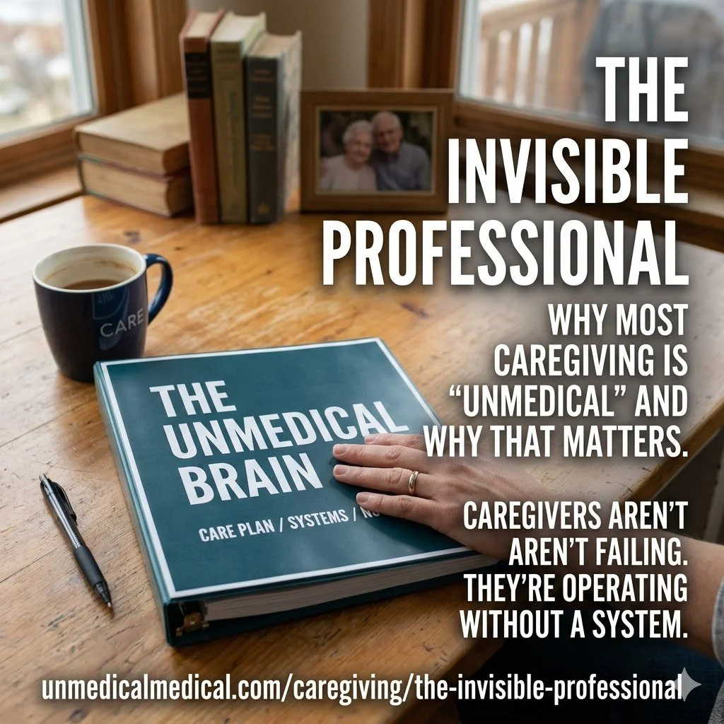 The Invisible Professional: Why Most Caregiving is "UnMedical" (and Why That Matters)