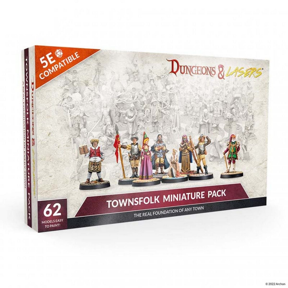 Dungeons and Lasers - Townsfolk Miniature Pack