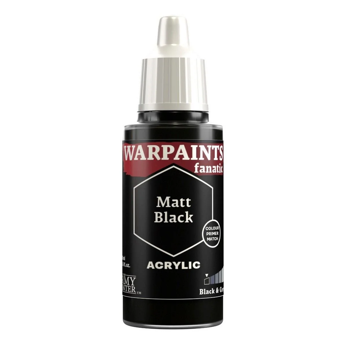 The Army Painter - Warpaint Fanatic - Matt Black (18ml)