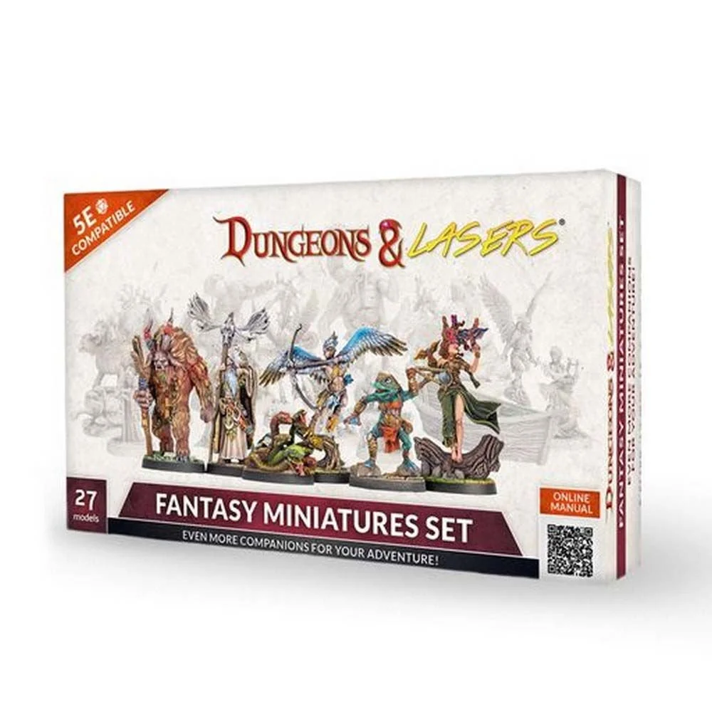 Dungeons and Lasers - Fantasy Miniatures Set