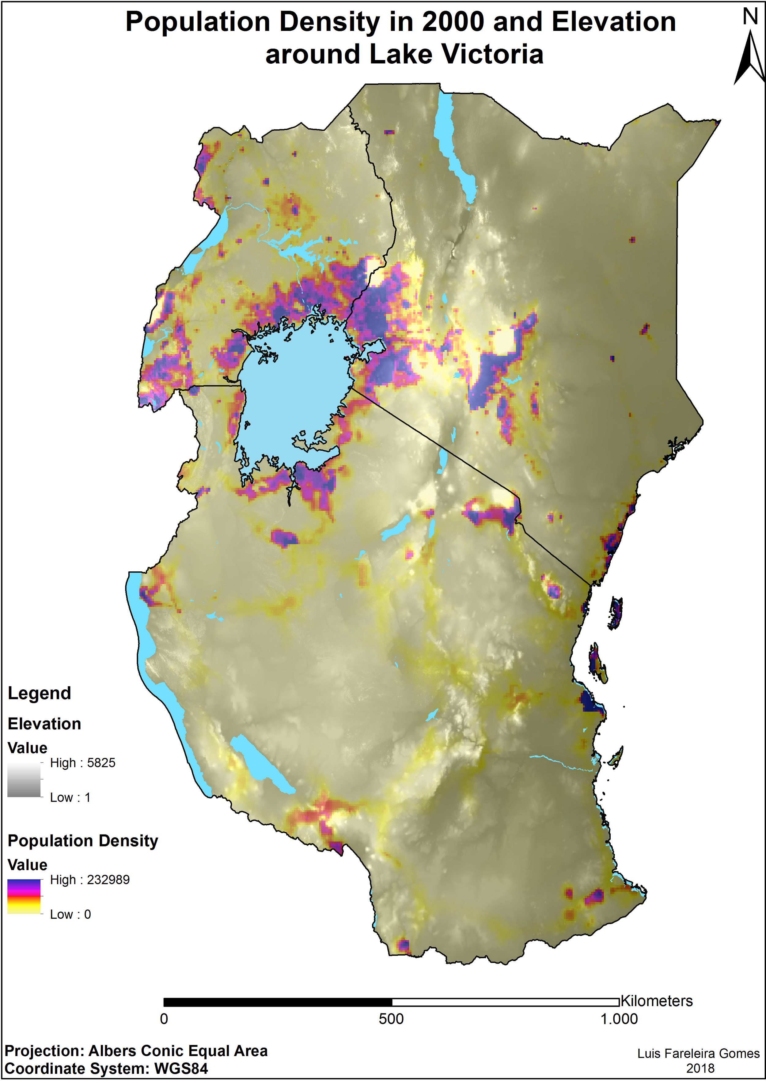 Population density Africa