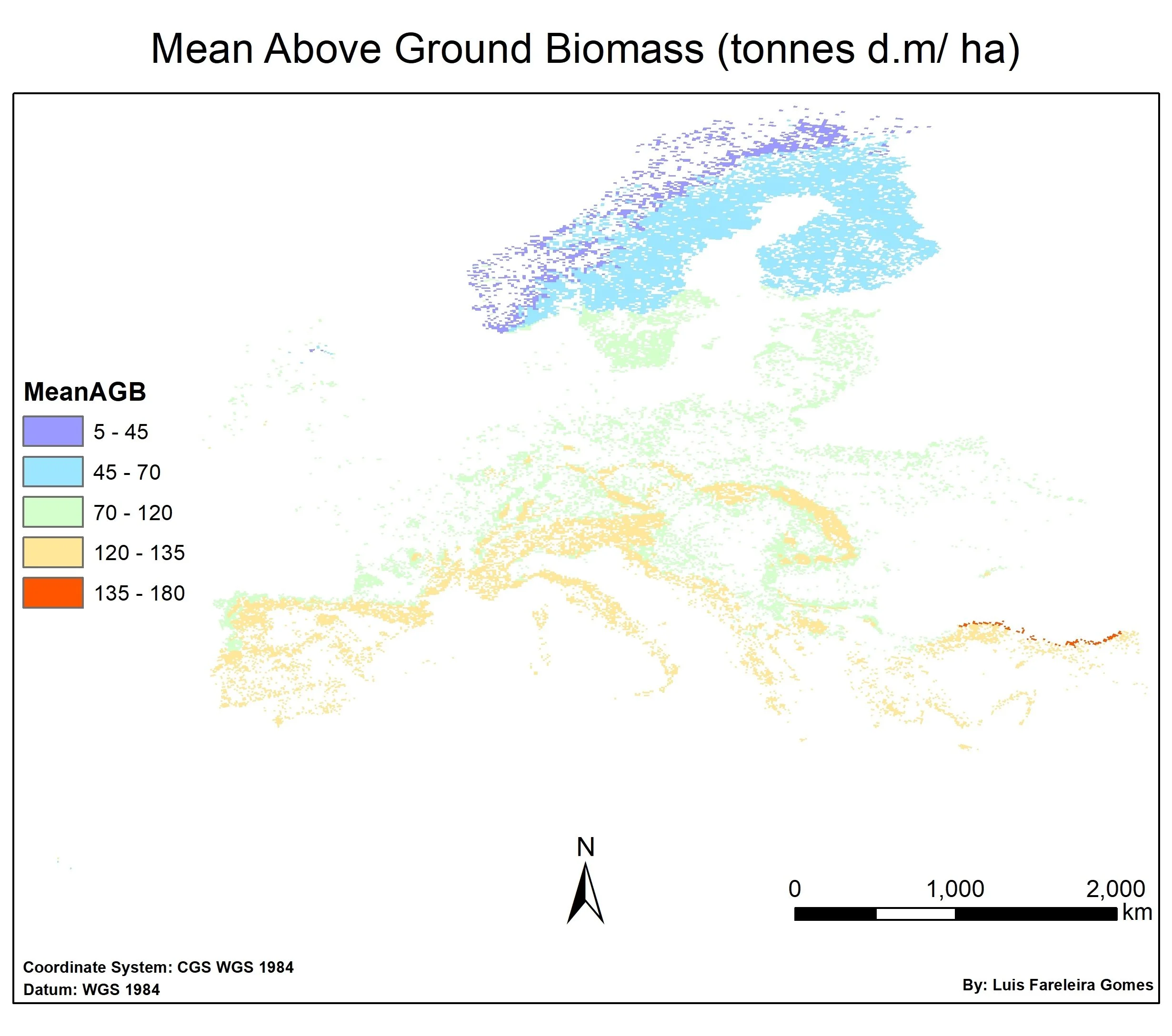 Biomass map
