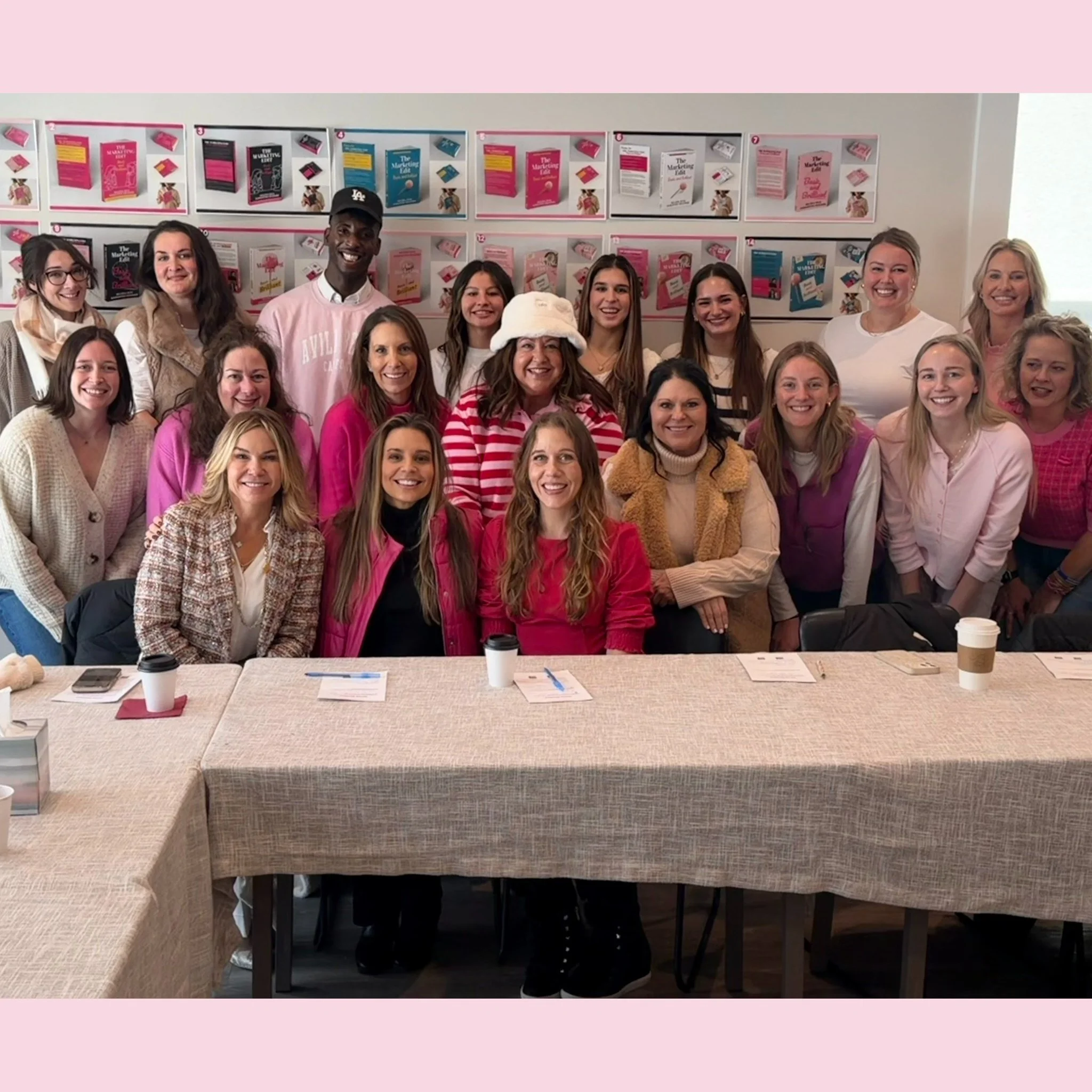 Last week marked a meaningful milestone for us, our first public look at the cover concepts for The Marketing Edit: Basic &amp; Brilliant 💛

This was the first of many steps to come, and sharing it with such a thoughtful, engaged group of women made