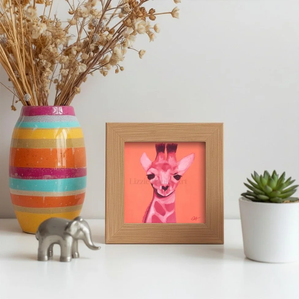 Pink Calf Standard Print