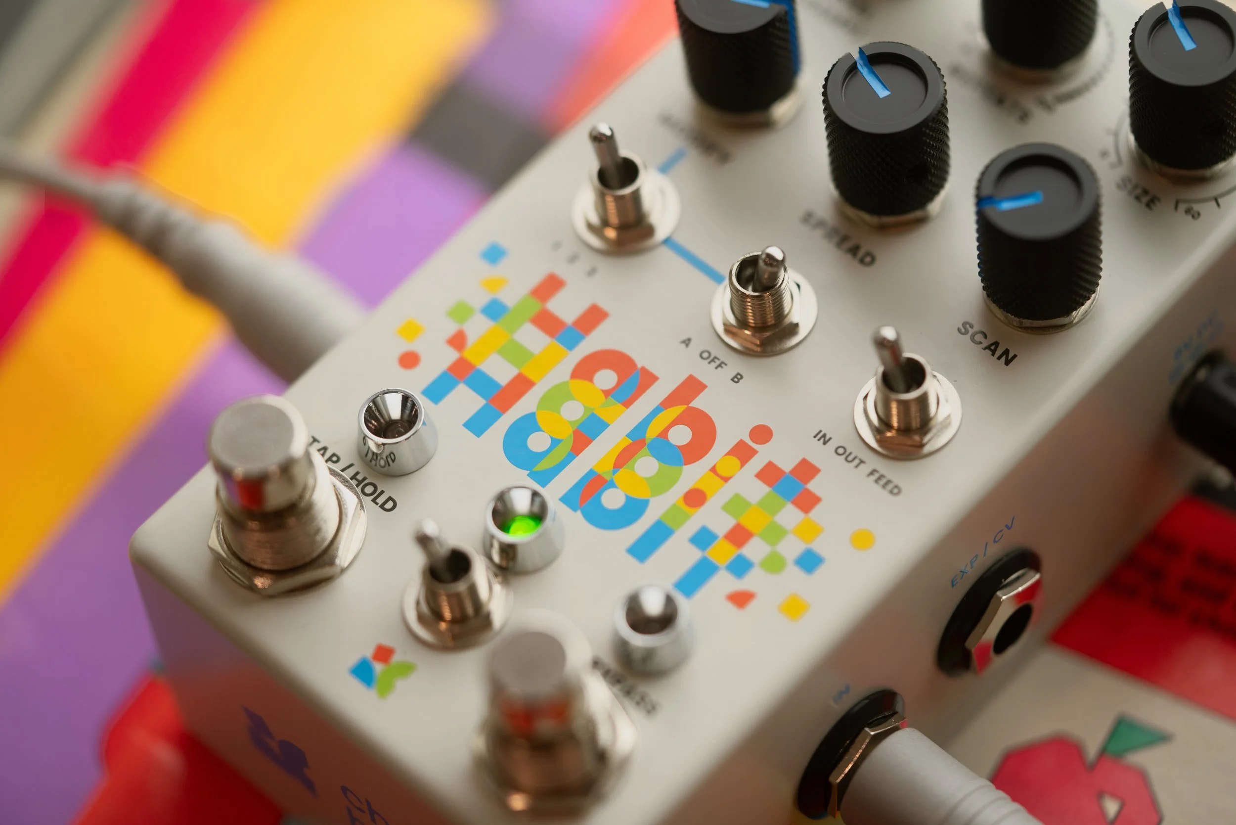 Close up of Habit "Shareware" edition by Chase Bliss.