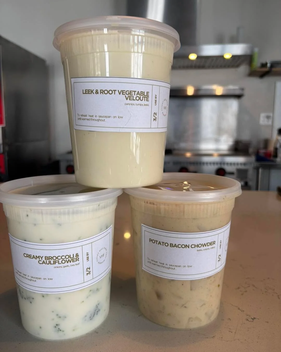 We have SOUP! 🥣 For you to pickup tomorrow or Friday! 

Pickup:
Tomorrow at the Farm (6-7pm) or 
Friday meet-up in Fort Dodge (3pm - details at checkout)

$11 per quart (~2 generous servings or 4 as a starter)
- Potato Bacon Chowder
- Creamy Broccol