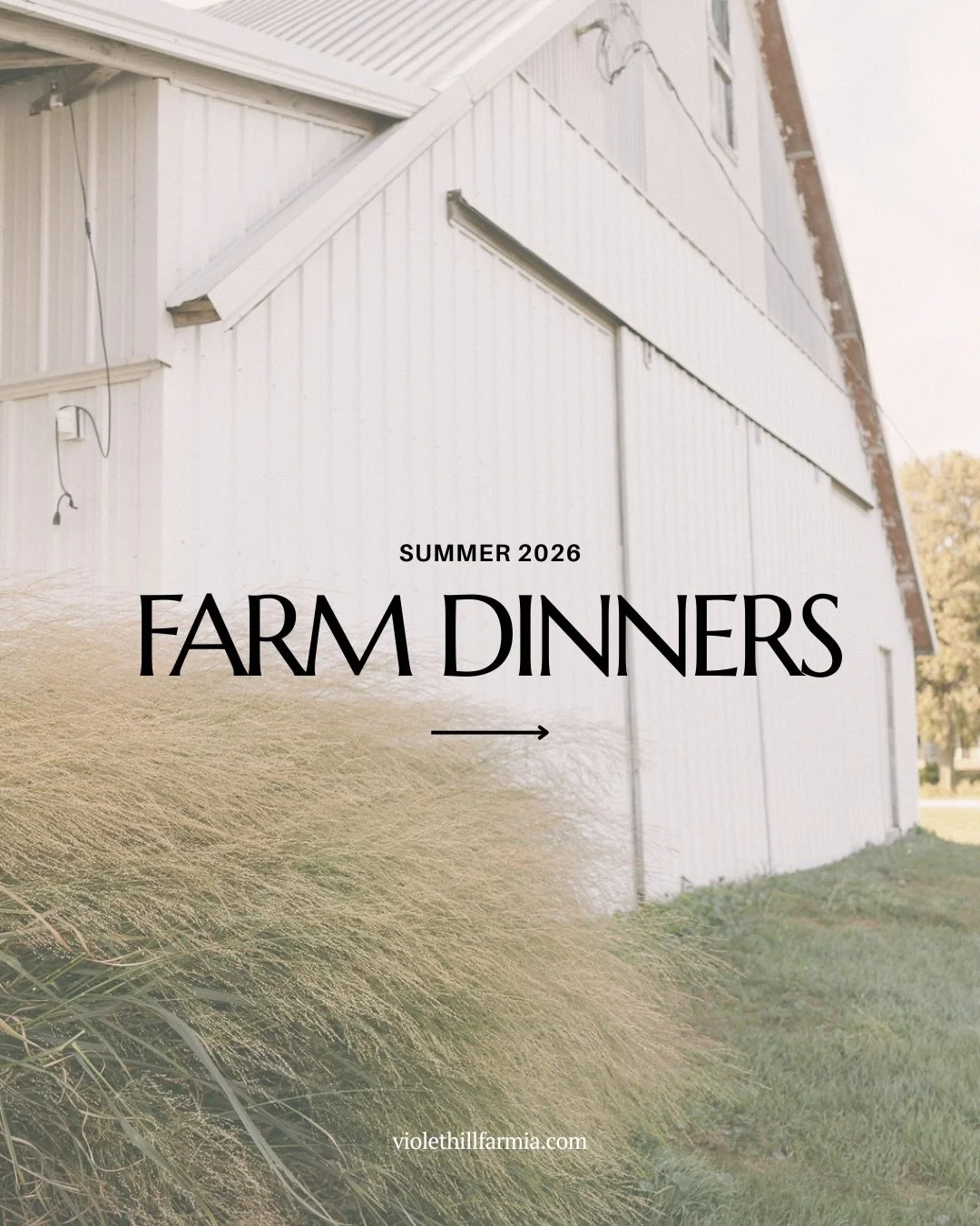 Tickets for all our summer dinner dates are now live! Click the link in our bio to reserve your spot - we&rsquo;d love to have you join us! 

P.S. The menu for our May 30 dinner is available in the product description 👀