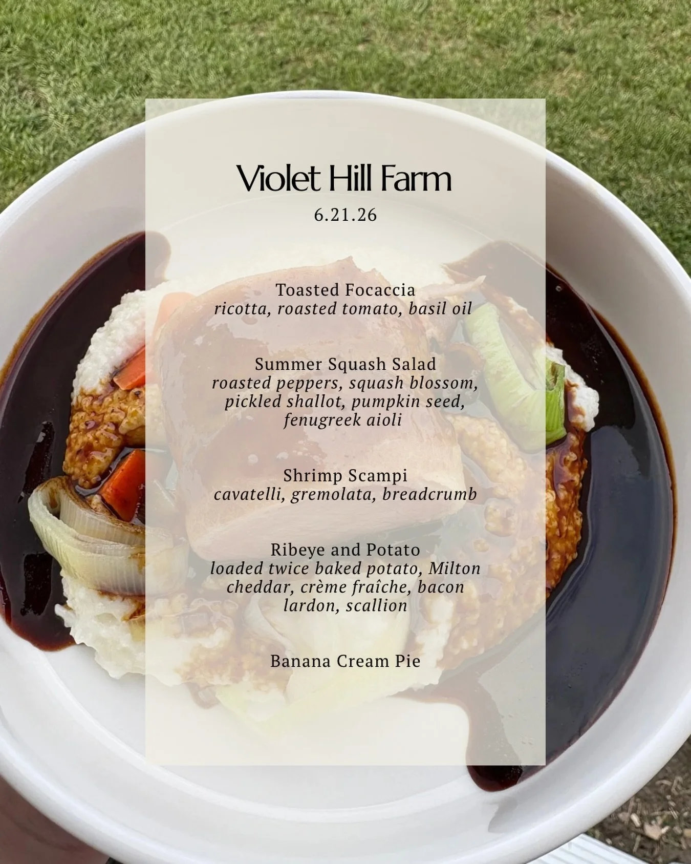 Celebrate Father&rsquo;s Day with us! 

Our June 21 dinner menu is here, featuring a lineup of dishes perfect for treating Dad 💙

Our seats are filling up, reserve yours now on our website!