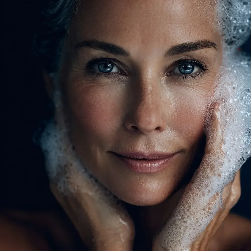 Univers de marque incarné par un portrait féminin exprimant la confiance et la maturité