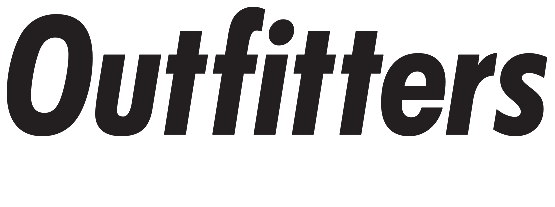 Outfitters logo in black text on a white background.