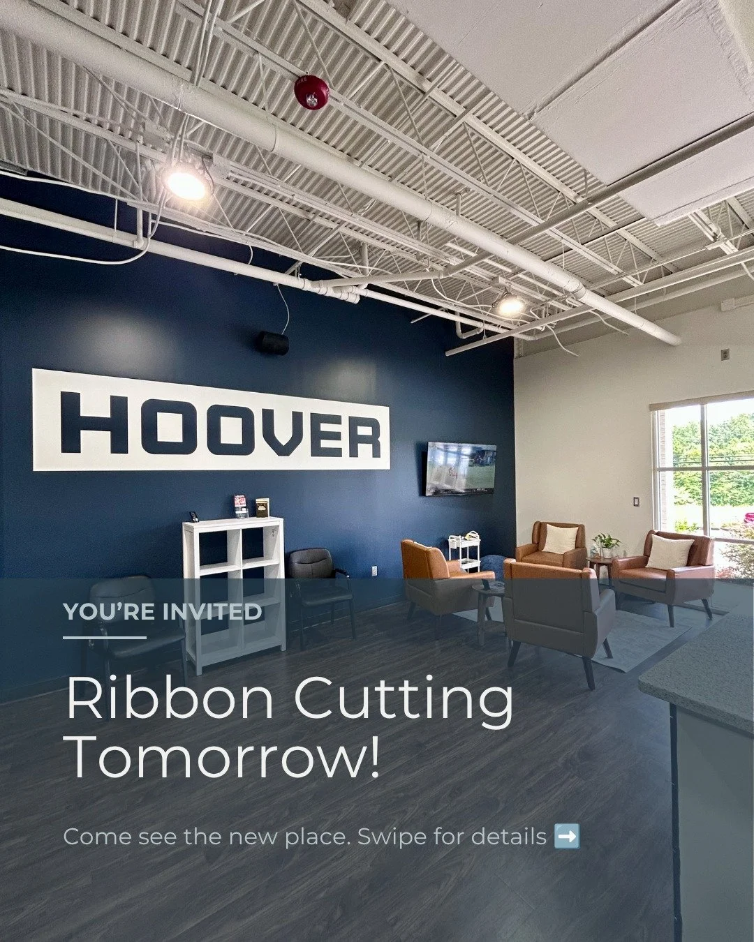 Come celebrate our new space with us‼️

We're cutting the ribbon at BUILD Physical Therapy &amp; Performance at 10AM &mdash; 2321 John Hawkins Pkwy Suite 119. Come enjoy fellowship with @hooverchamberofcommerce, coffee from @ohenrys, and great food f