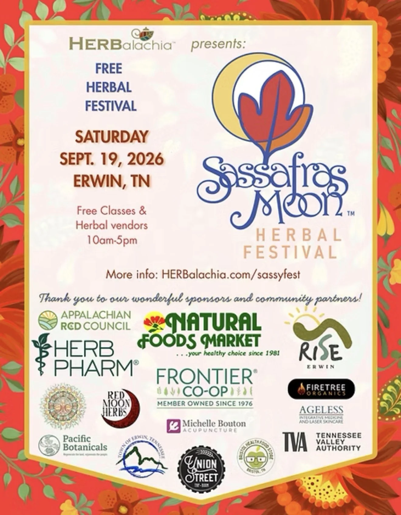 Booth at Sassafras Moon Festival