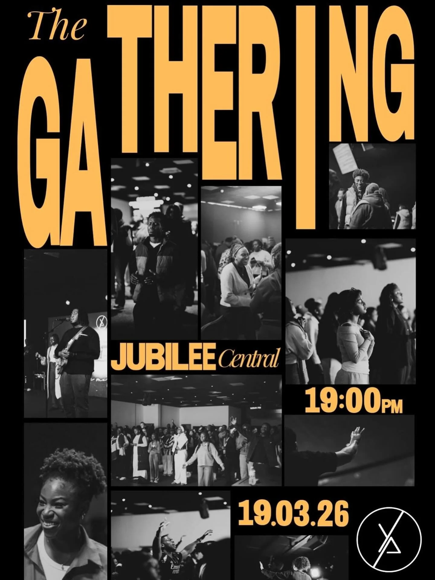 PSA: For all Young Adults, The Gathering is back 🗣️
Thursday 19th March at Jubilee Central 
Doors open at 6:45pm 
See you there 👋