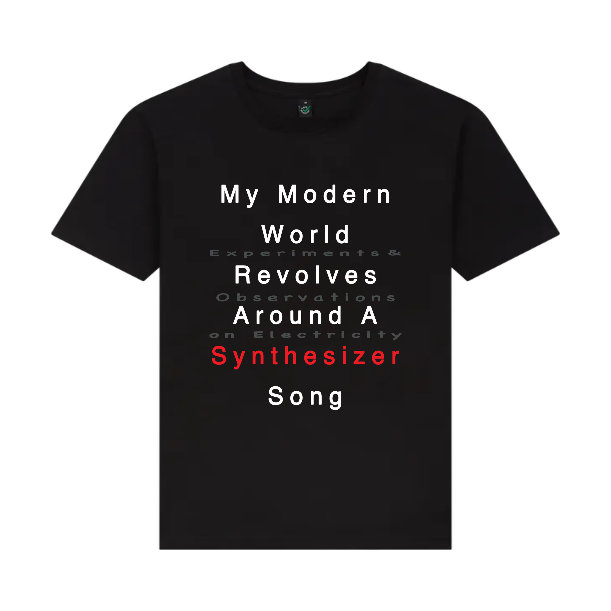 Experiments & Observations on Electricity "My Modern World..." t-shirt Design