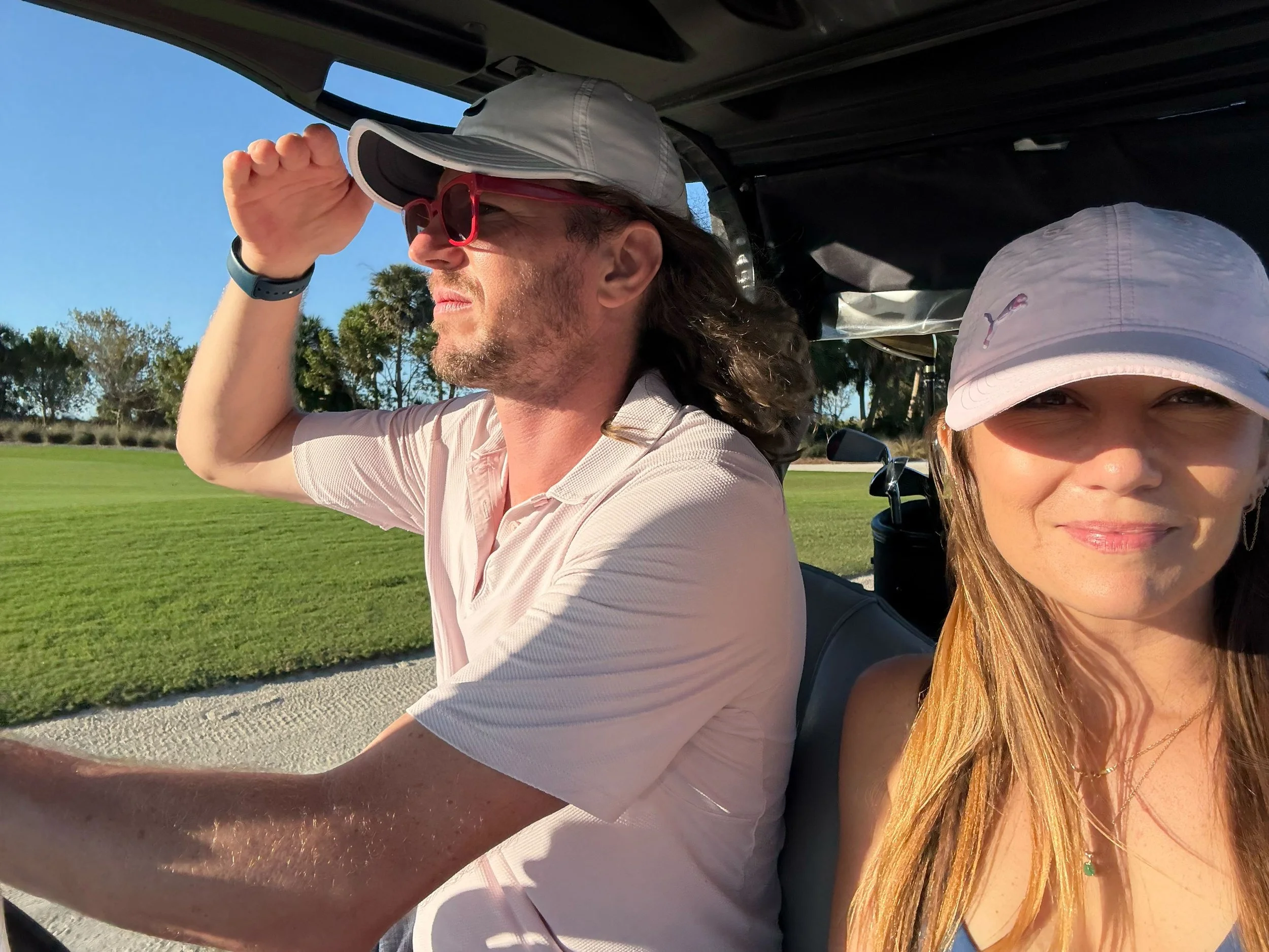 She warms my heart way more than the sunshine ever could. And she taught me how fun golf is.