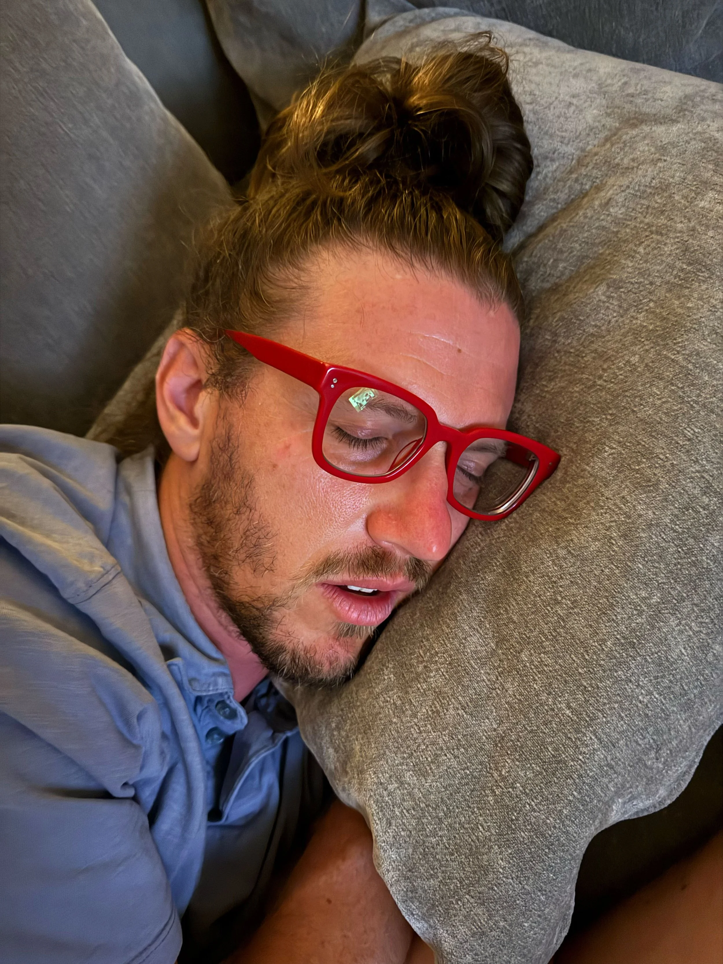 Yes, we all sleep and somehow someone did my hair