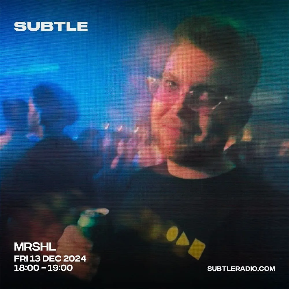 🚨 TONIGHT 6-7pm GMT🚨
Back on @subtleradio for a solo session before I head back to Cali for the holidays. Got some brand new material from myself and some of my good friends to get through. Power hour for your Friday eve pregames or chill night in.