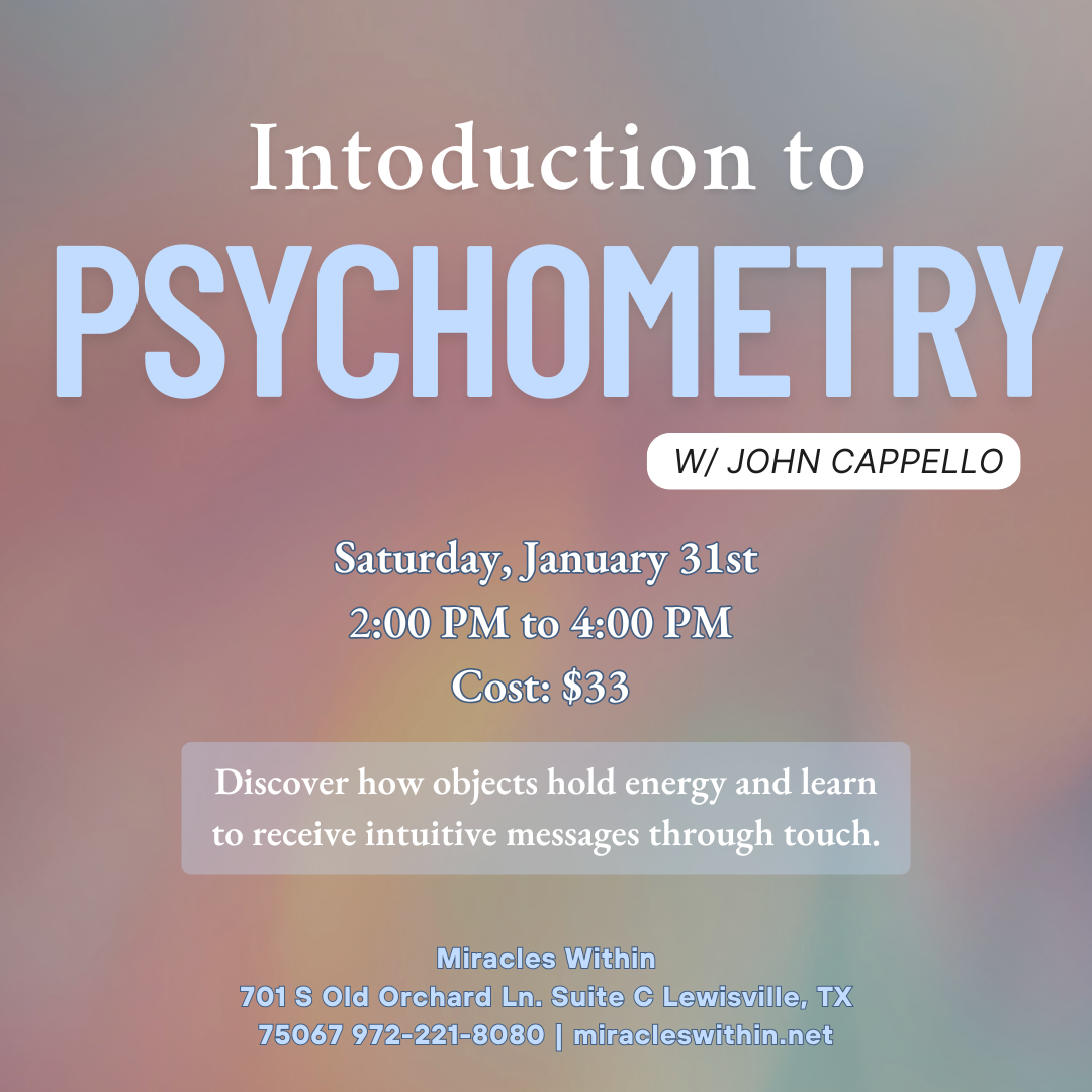 Psychometry w/ John Cappello
