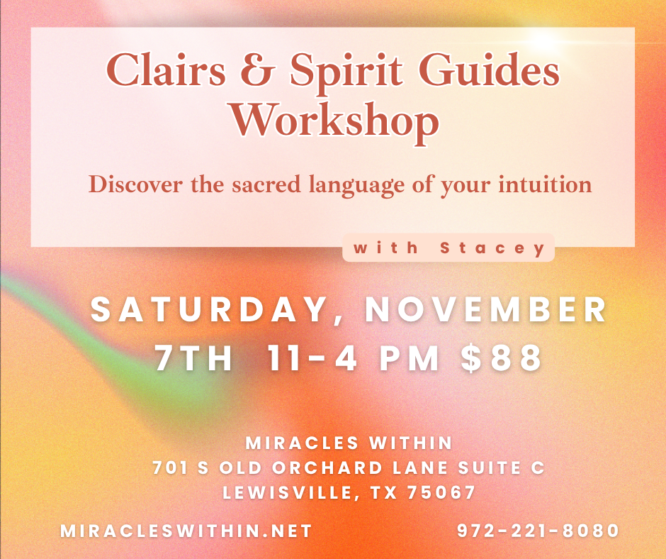 Clairs & Spirit Guides Workshop