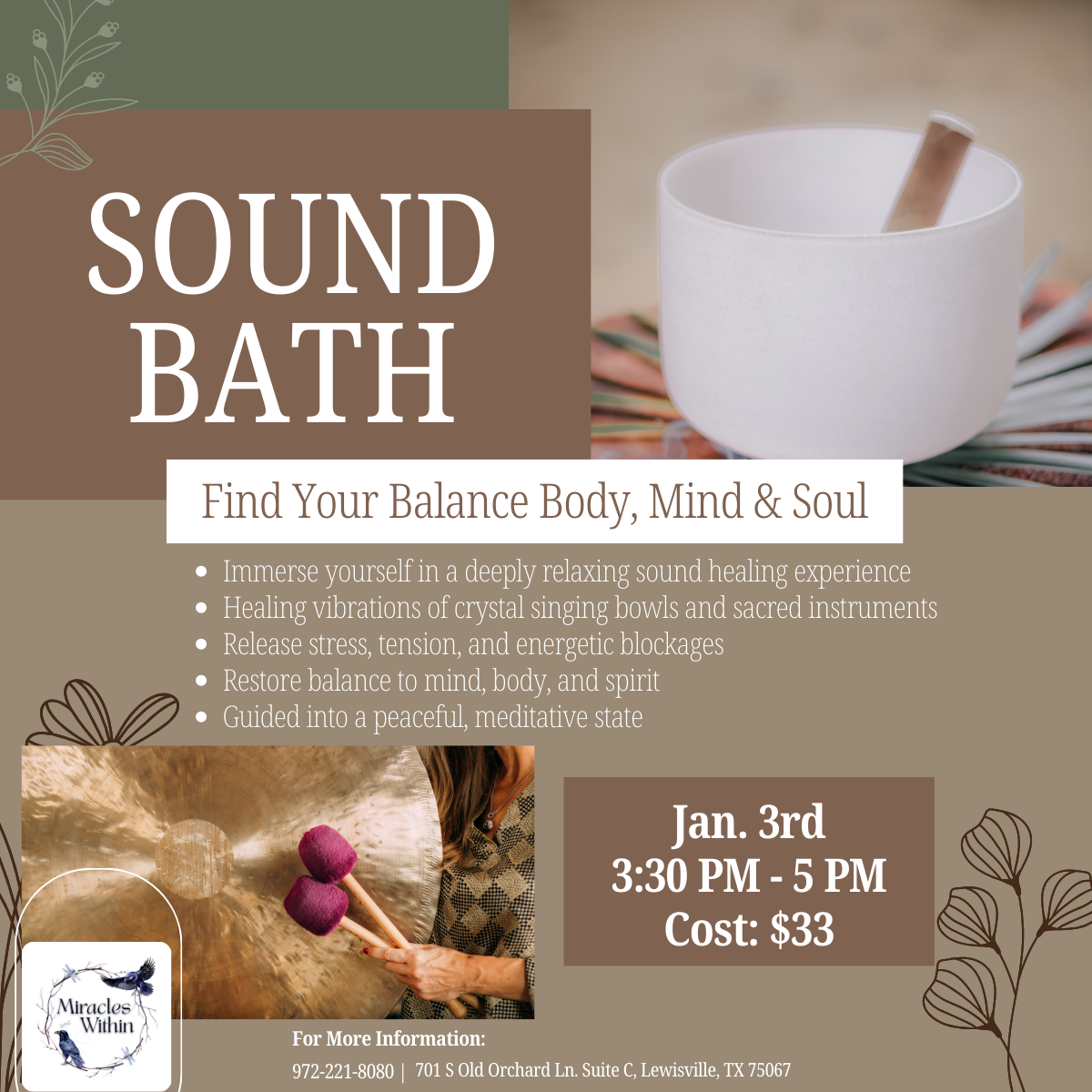 Sound Bath with Susan