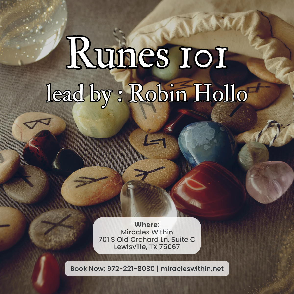 Runes 101 // Teacher: Robin Hollo
