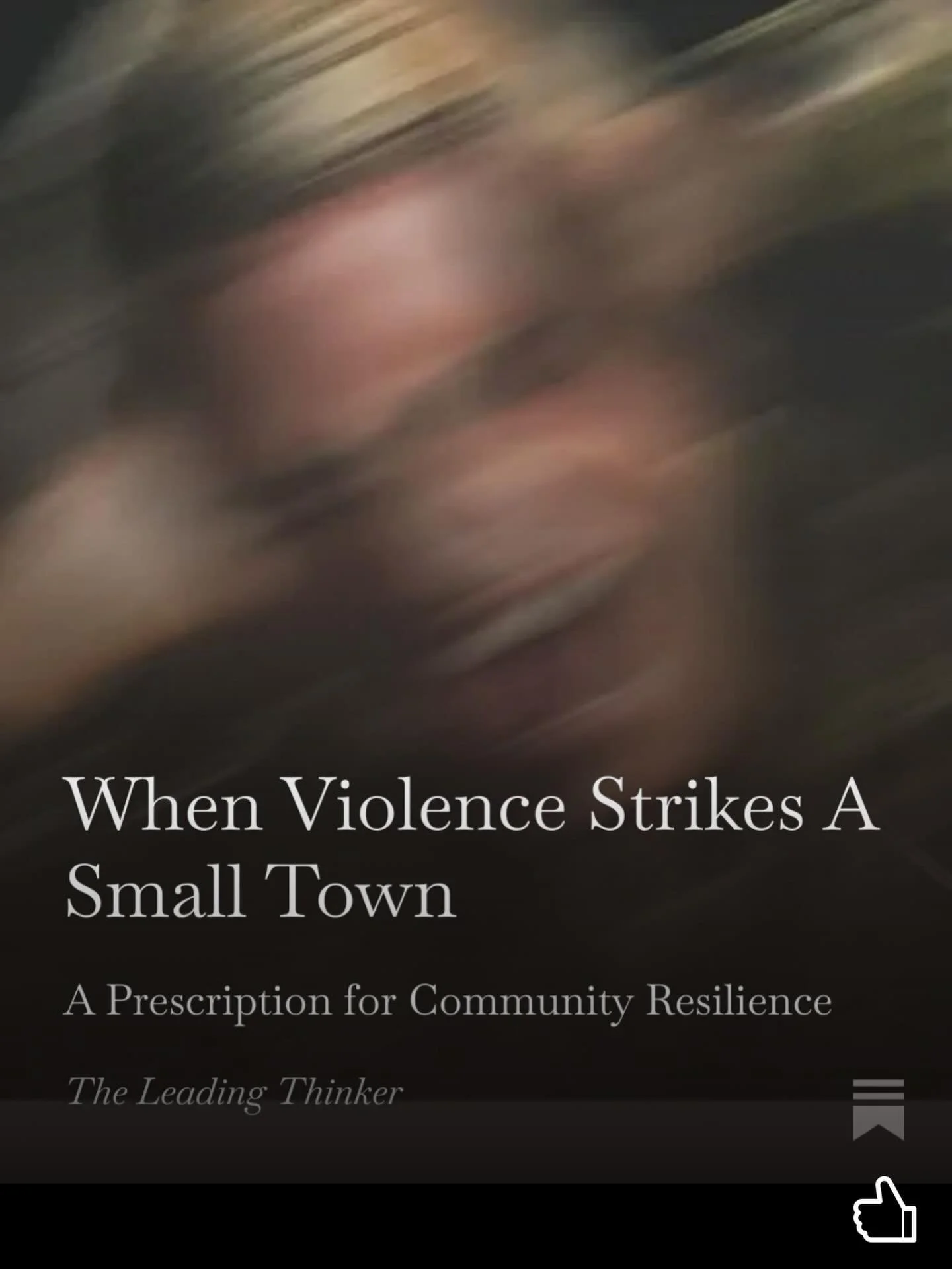 My latest Substack article includes musings on the aftermath of violence in a small community like Traverse City. The killing of Larry Boyd IV last week and the stabbing incident at Walmart in July are examples of community trauma that keep circling 