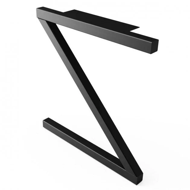 Soporte metálico para mesa Loft GoodsMetall OP25 730x700 mm negro – Fabricación en España