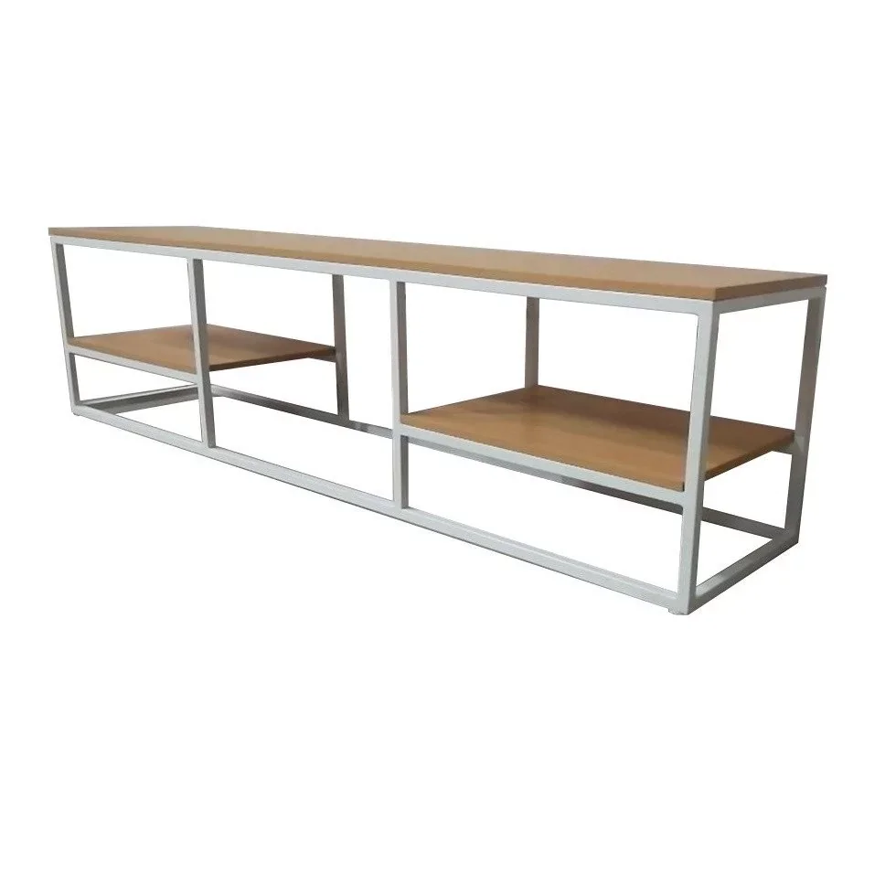 Mueble TV de metal estilo Loft LoftAcero T120 180x45x40 cm