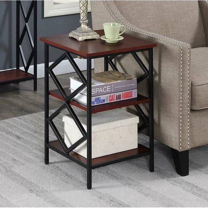 Mesita de noche GoodsMetall de metal, estilo Loft, 600×400×400, T145