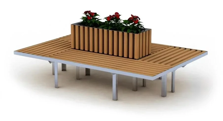 Banco metálico GoodsMetall estilo LOFT, 1500×1200×800, LS29