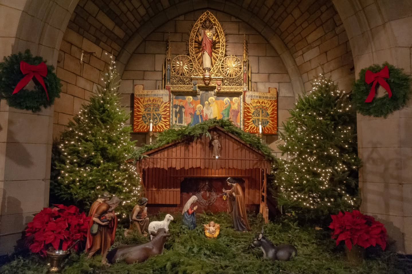 Merry Christmas!

---

"Hearts seeking tender Love,
minds opened to the Truth,
ears longing for the Word,
we gaze upon the Babe."

Excerpt from "Silence Stirs," a poem by Fr. Peter Martyr Yungwirth, O.P.