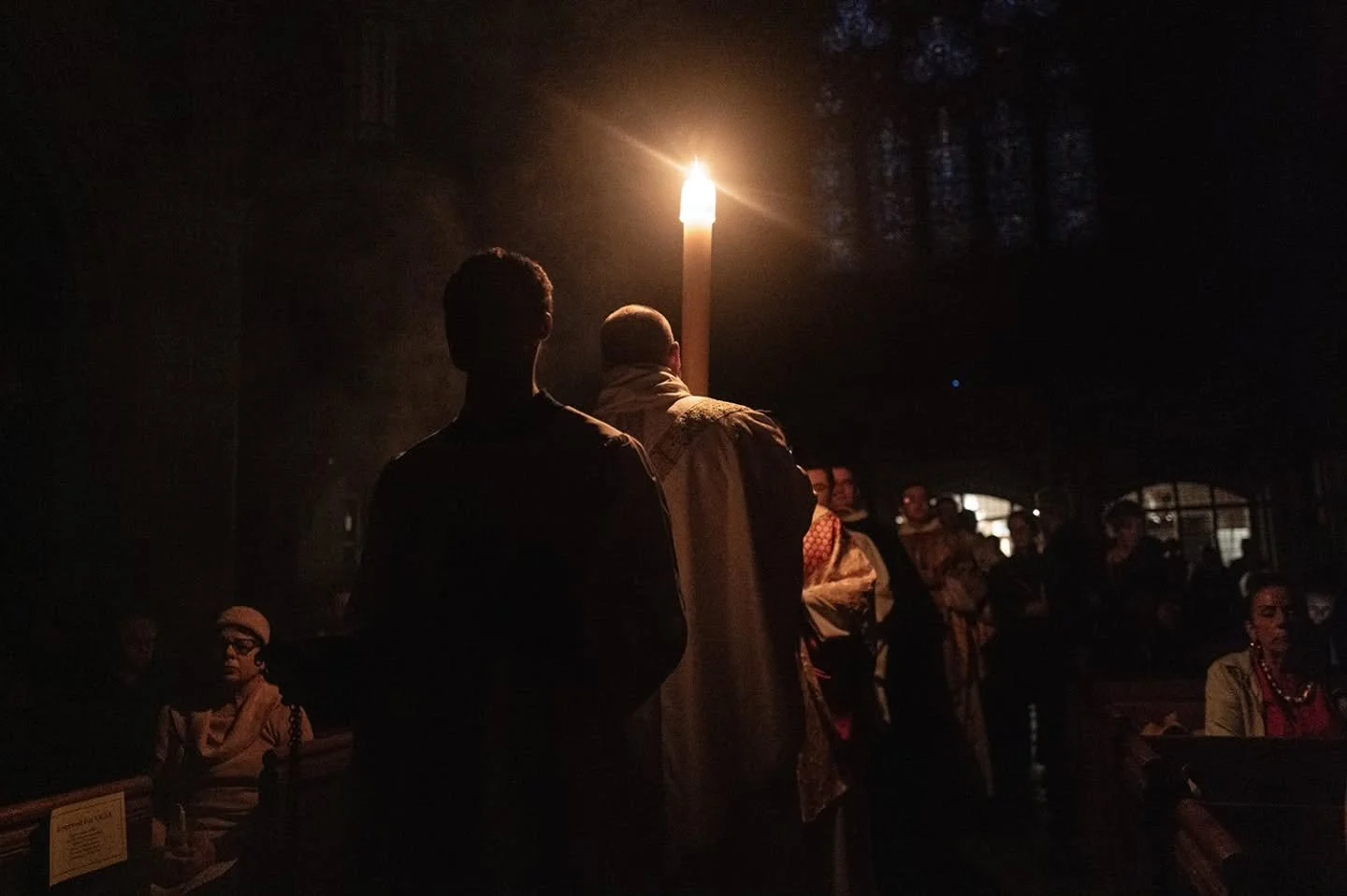 The Great Vigil of Easter and our largest OCIA class to date. Alleluia!