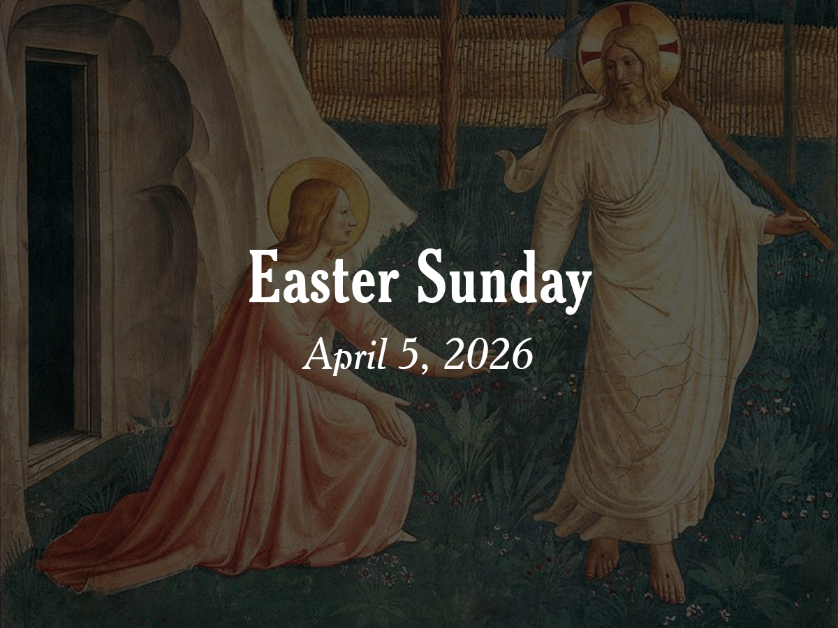 Homily | Easter Sunday