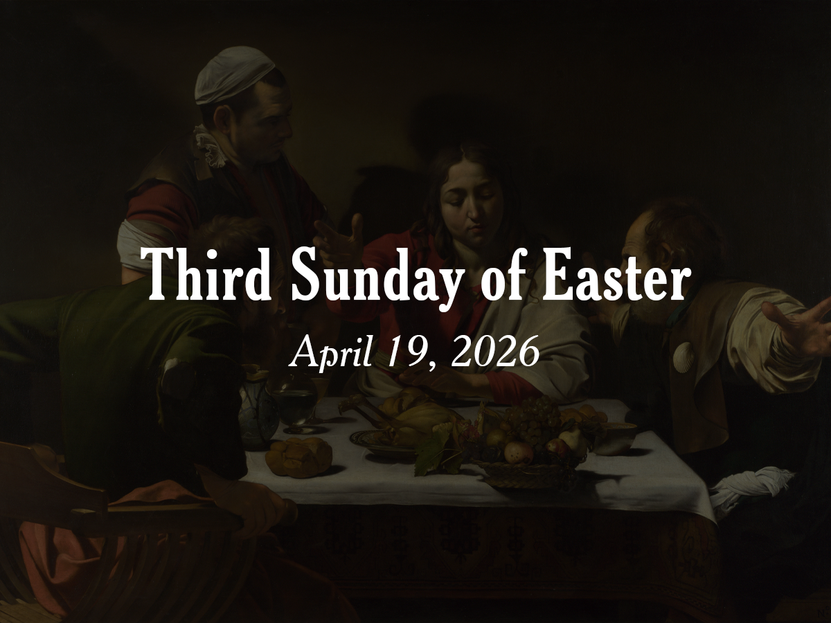 Homily | Third Sunday of Easter Sunday
