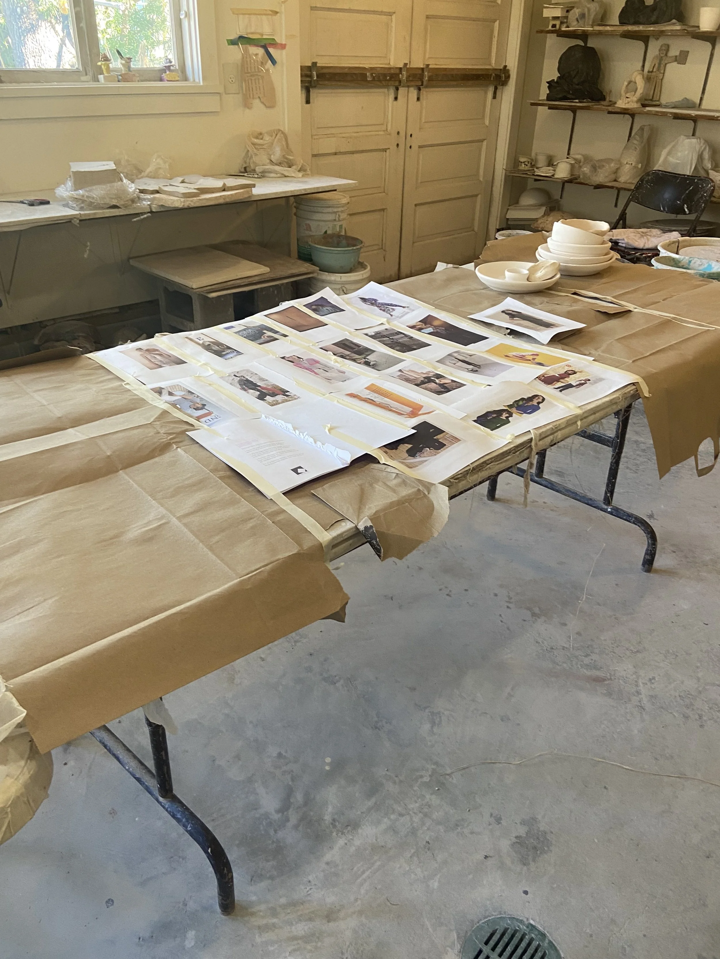 installed in New Orleans LA at a ceramic studio