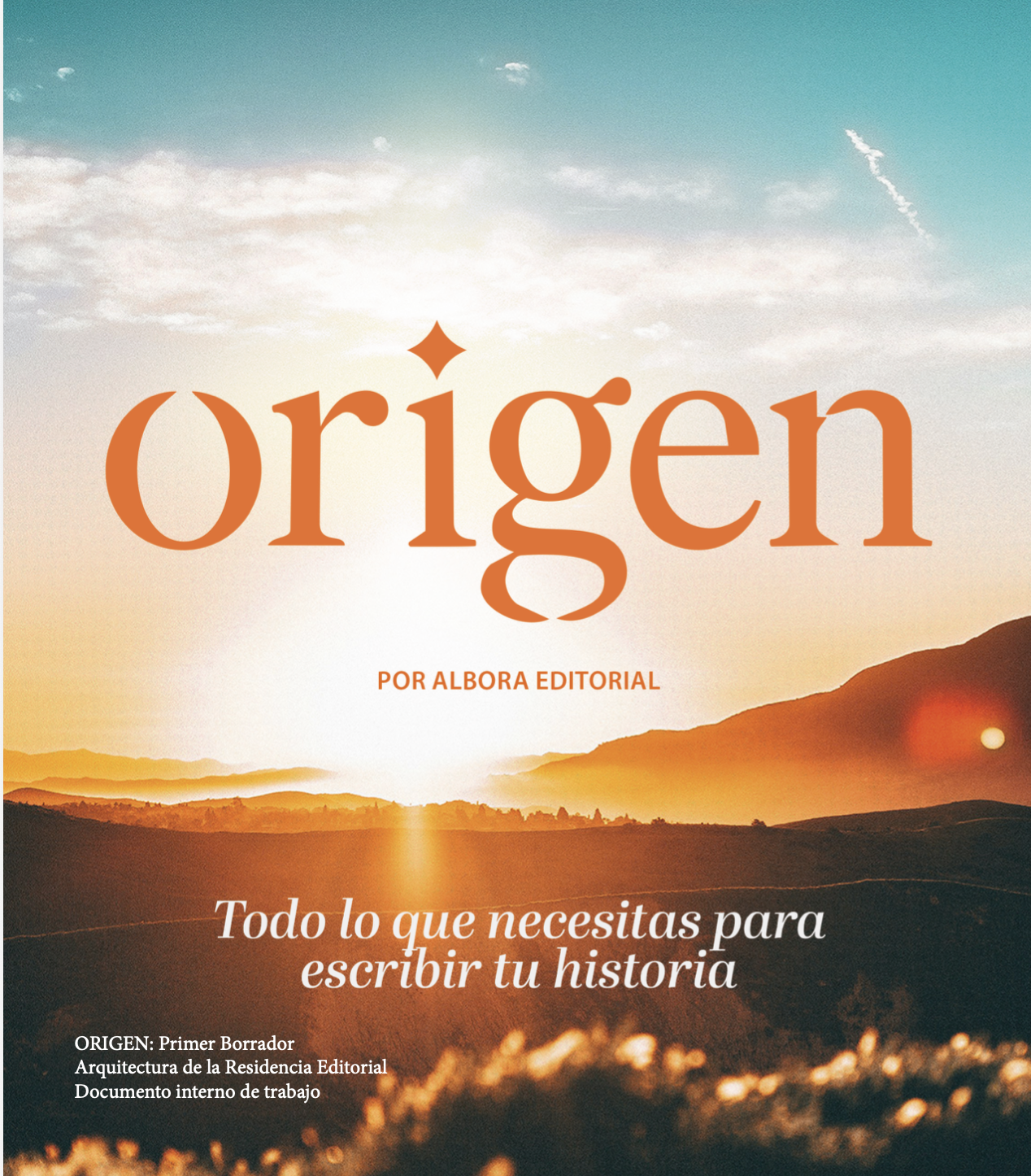 Origen; Primer borrador