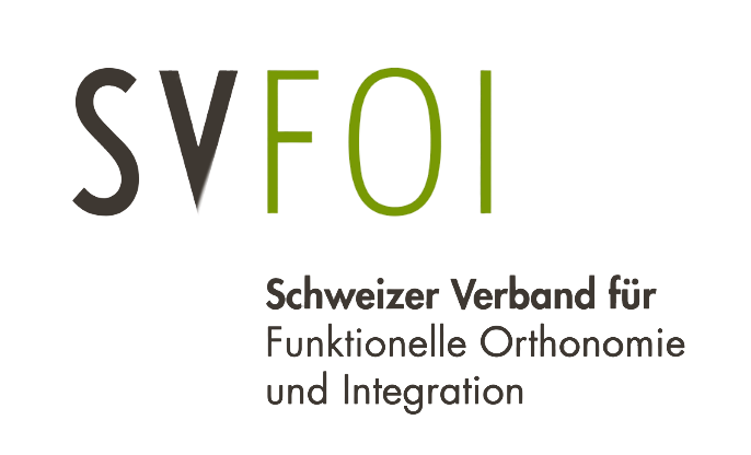 Logo des Schweizer Verbands für Funktionelle Orthonomie und Integration mit dem Text "SVFOI".