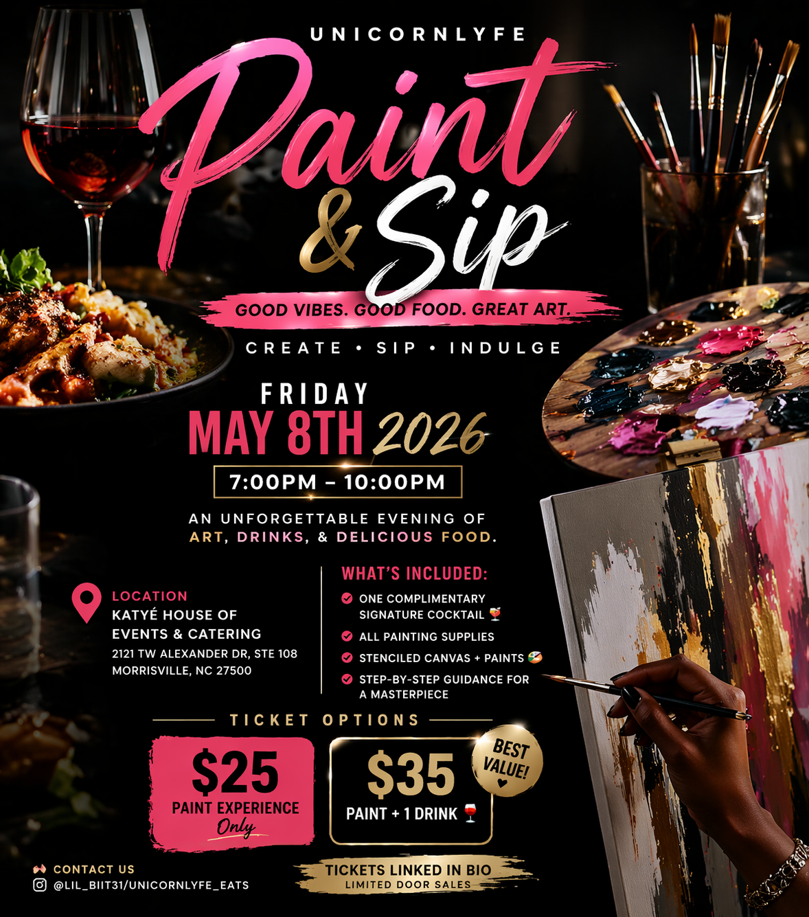 Paint &amp; Sip Social