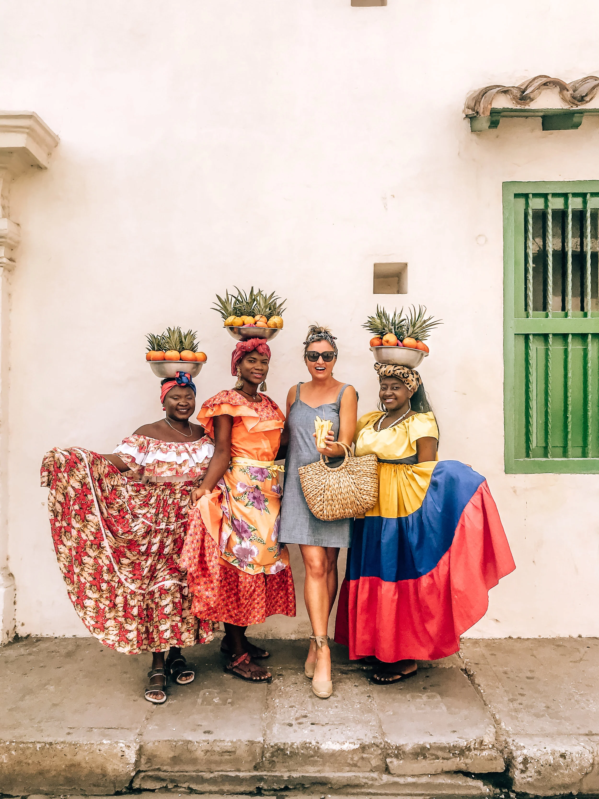 Cartagena Colombia fruit vendors