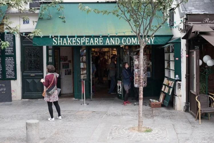 Shakespeare and Company in Paris, France