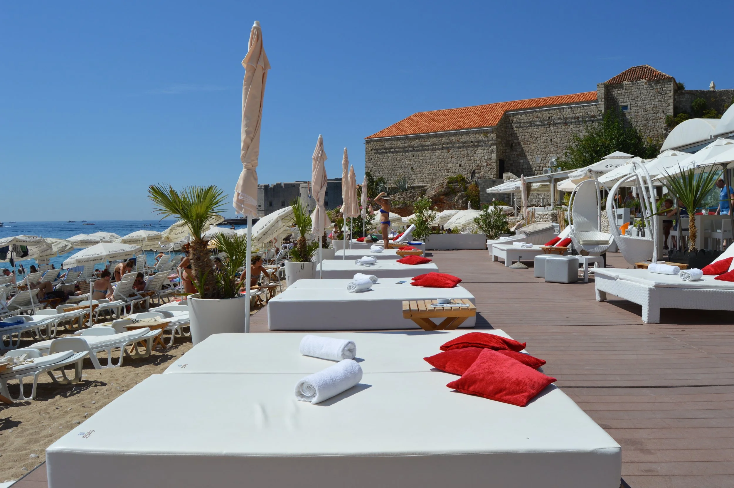 banje beach dubrovnik croatia