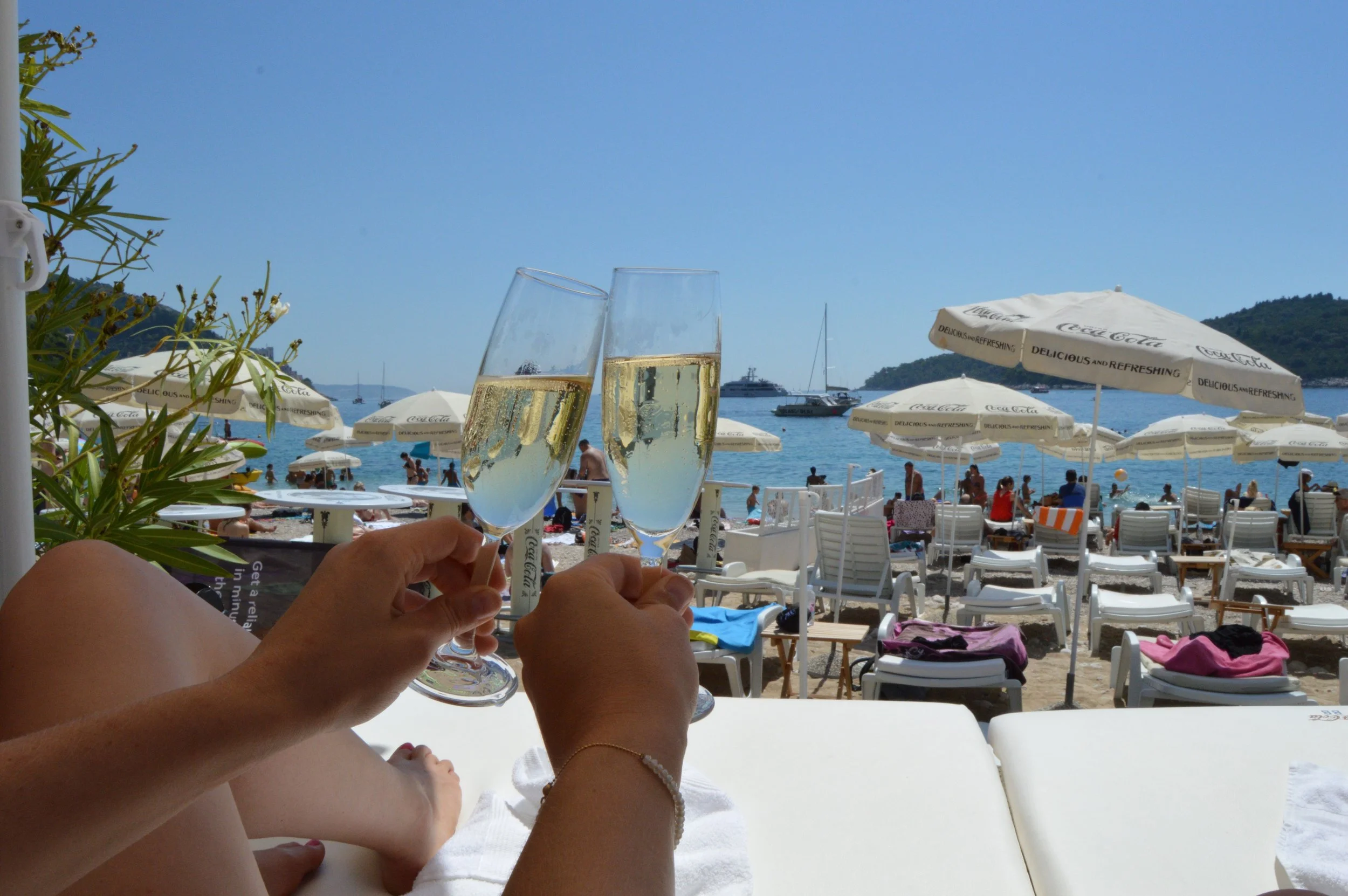 banje beach dubrovnik croatia