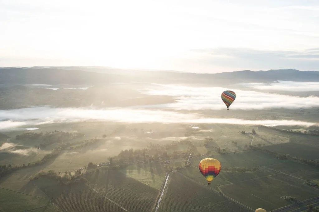 hot air balloon napa