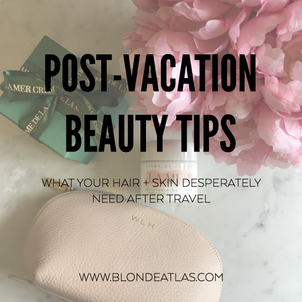 LA MER CREME DE LA MER, CUYANA LEATHER TRAVEL CASE SET.