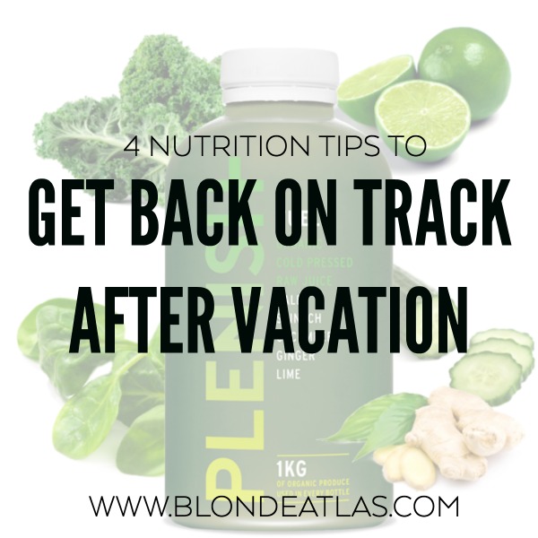 GET BACK ON TRACK AFTER VACATION