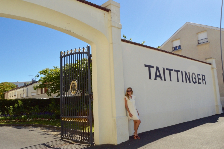 champagne house taittinger reims france