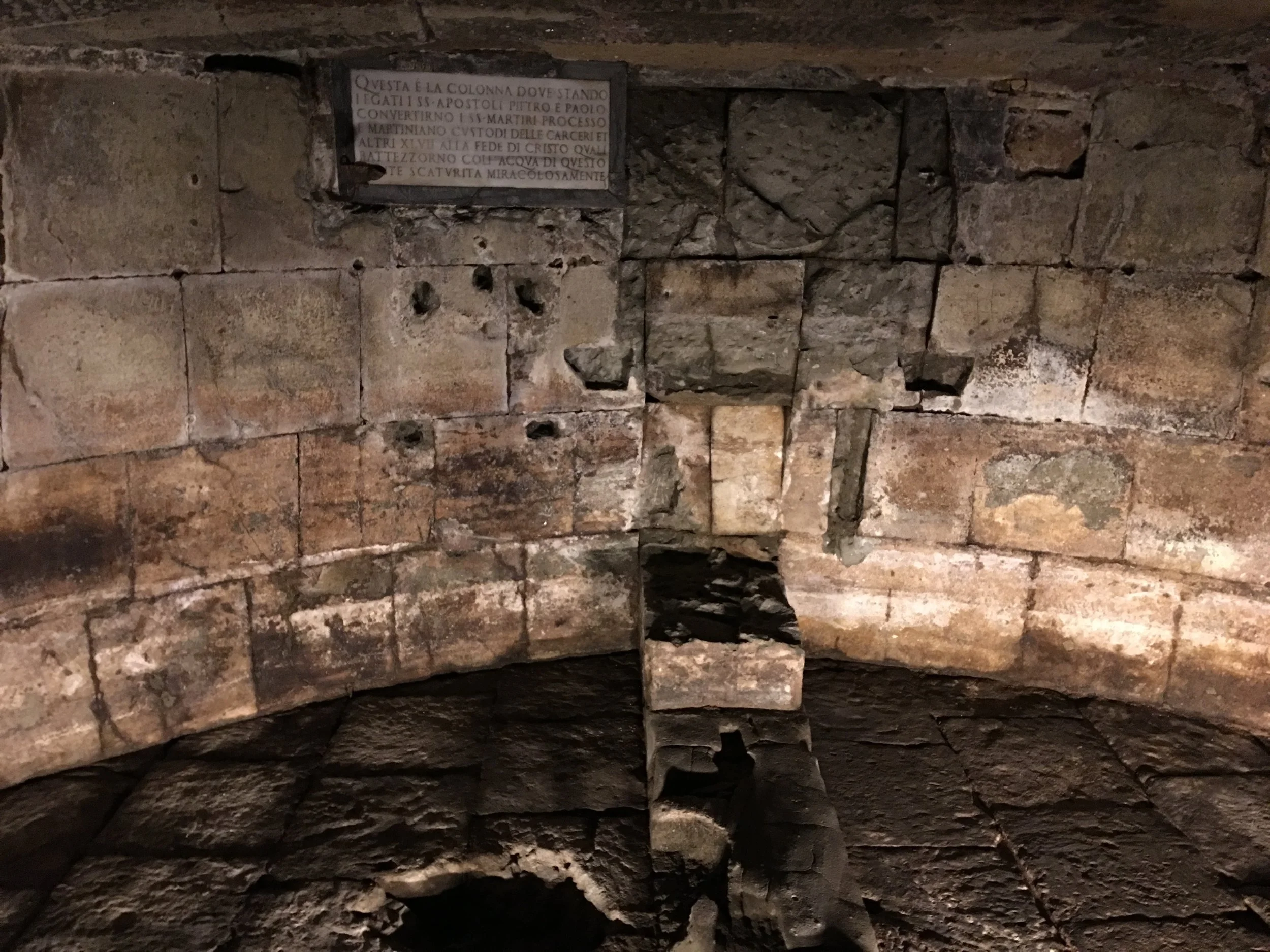 mamertine prison rome italy