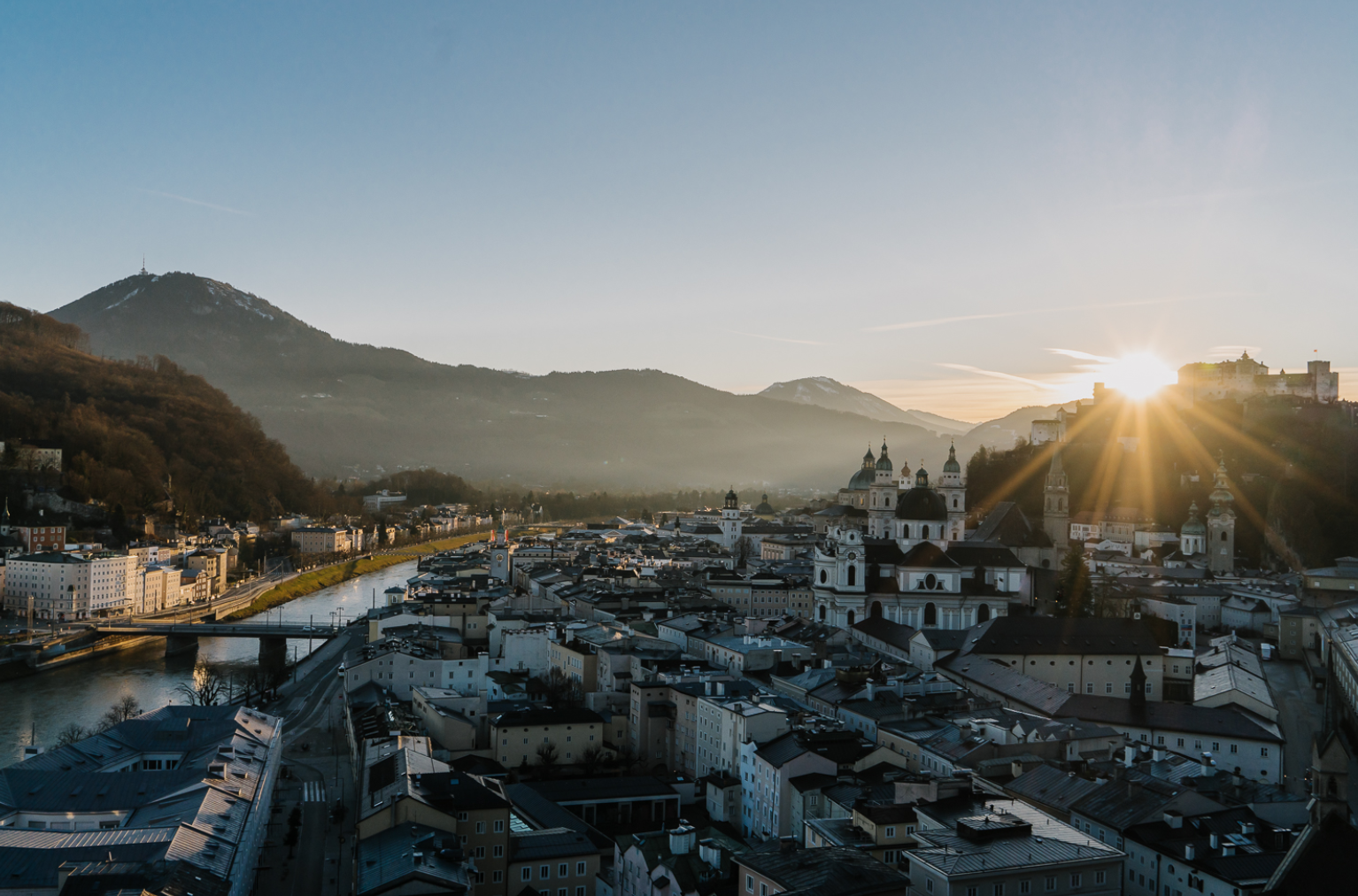 SALZBURG AUSTRIA SUNRISE